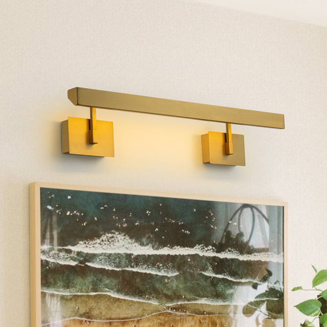 Dimmable Modern LED Bathroom Vanity Light Linear Wall Sconce in 3000K Warm Light for Kitchen/ Hallway/ Bar