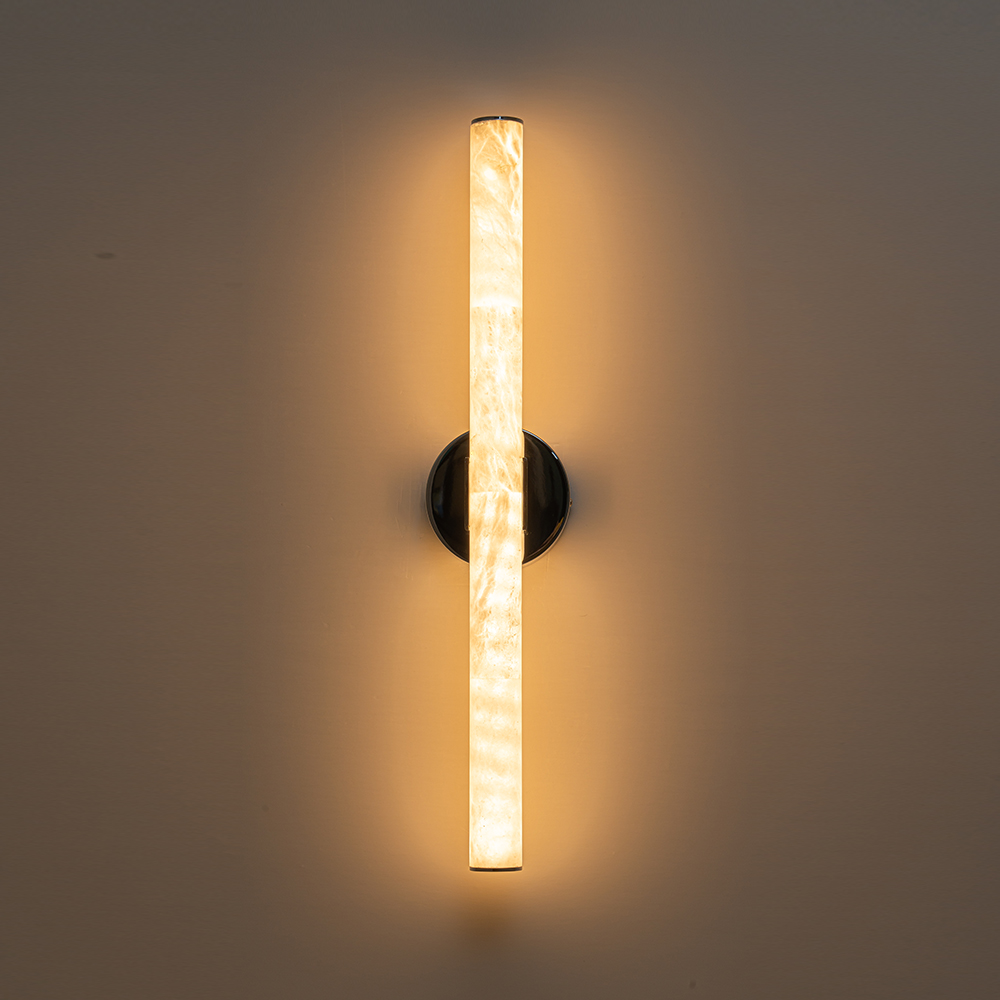 Dimmable Modern LED Bathroom Vanity Light Linear Tube Wall Sconce in 3000K Warm Light for Dressing Room/ Kitchen/ Hallway