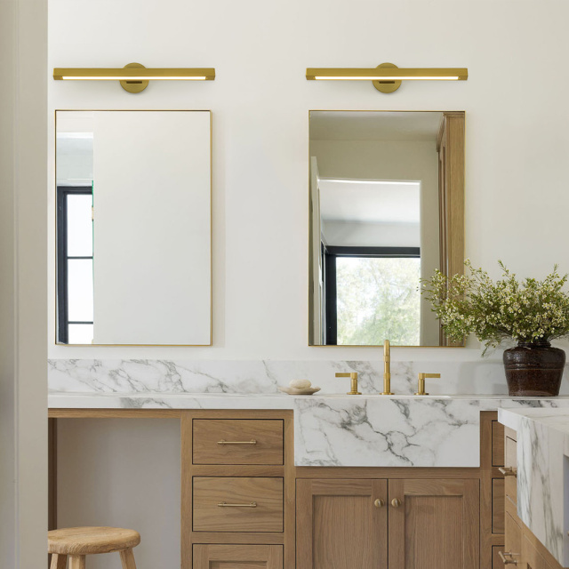 Dimmable LED Modern Minimalist Style Linear Bathroom Vanity Light Strip Bar Wall Sconce for Mirror/ Hallway