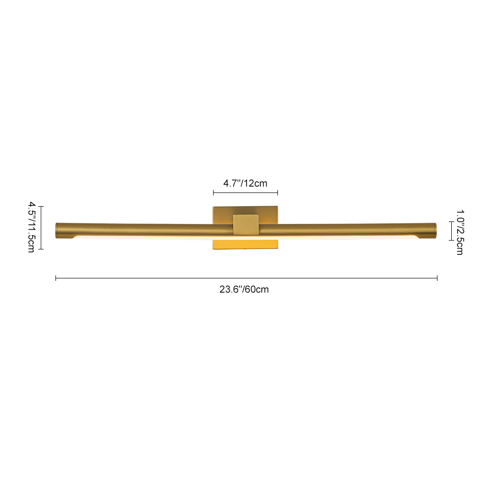 Modern Minimalist Dimmable Armed LED Bathroom Vanity Light Strip Bar Wall Sconce for Mirror/ Hallway
