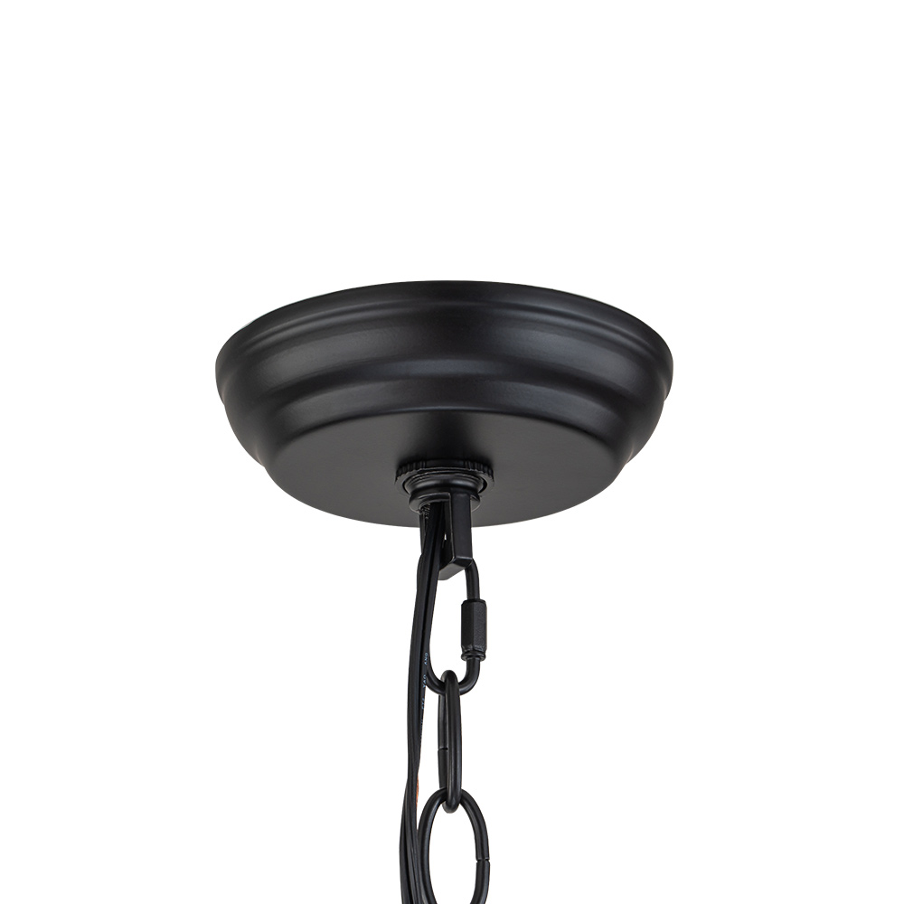 Modern Farmhouse Candle Style Empire Island Chandelier Curved Arms Hanging Light for Living Room/ Dining Room/ Restaurant