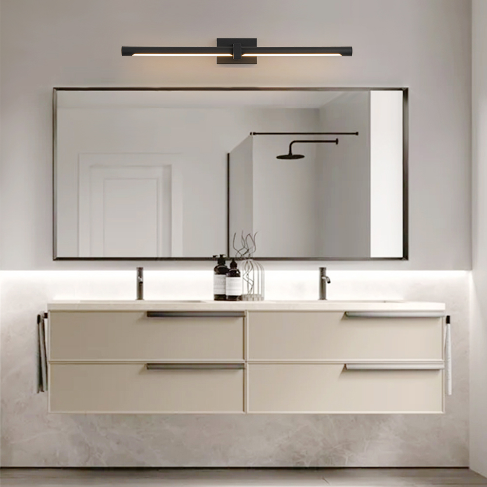 Dimmable Minimalist Modern Armed LED Bathroom Vanity Light Strip Bar Wall Sconce for Mirror/ Hallway