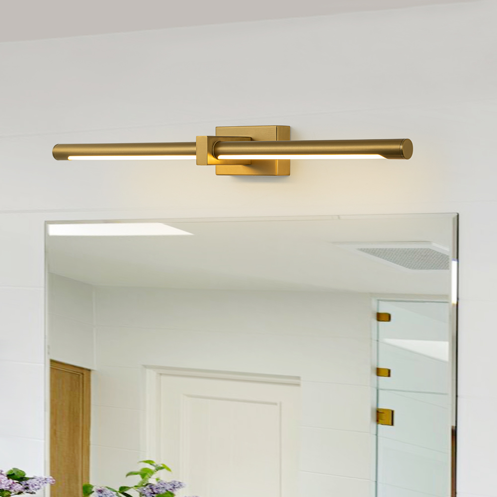 Dimmable Minimalist Modern Armed LED Bathroom Vanity Light Strip Bar Wall Sconce for Mirror/ Hallway