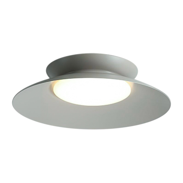 Modern Geometric Saucer Bowl LED Flush Mount Ceiling Light For Living Room Hallway Home Office