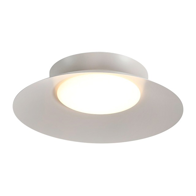 Modern Geometric Saucer Bowl LED Flush Mount Ceiling Light For Living Room Hallway Home Office