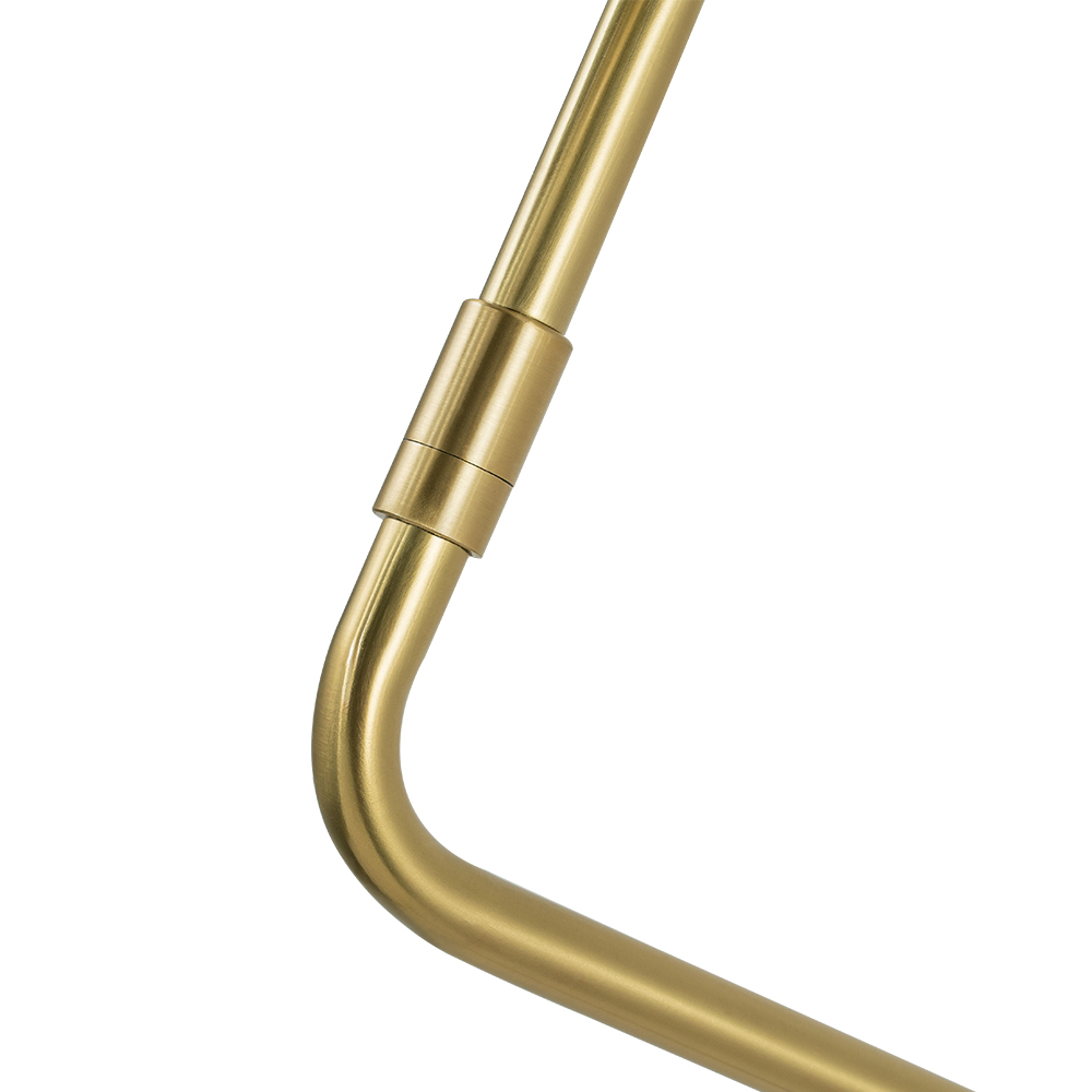 Adjustable Modern Contemporary Brass Black Swing Arm Wall Sconce for Bedroom Bedside Living Room