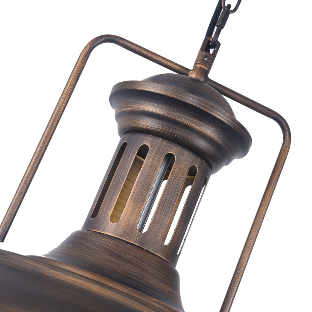 Industrial 1 Light Dome Kitchen Island Pendant Light