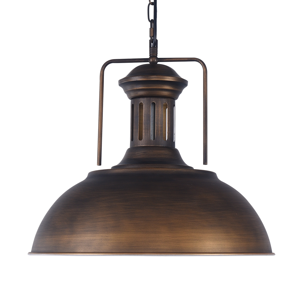 Industrial 1 Light Dome Kitchen Island Pendant Light
