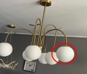 Glass Globe Accessary for Chandelier