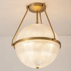 Modern Round Dimmable Flush Mount Ceiling Light