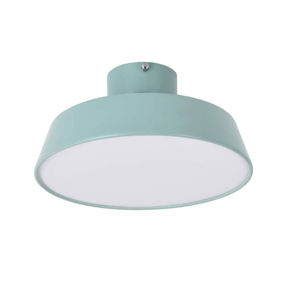Nordic Semi Flush Mount LED Light Green