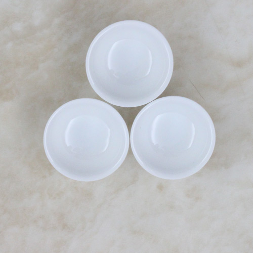 Chaozhou gongfucha tea cups puer white cups 25ml 3 pcs