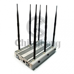 High Power 4GLTE Jammer Indoor Use with Output Power 70W CDMA GSM 3G 4G WIFI2.4Ghz Jamming up to 80m