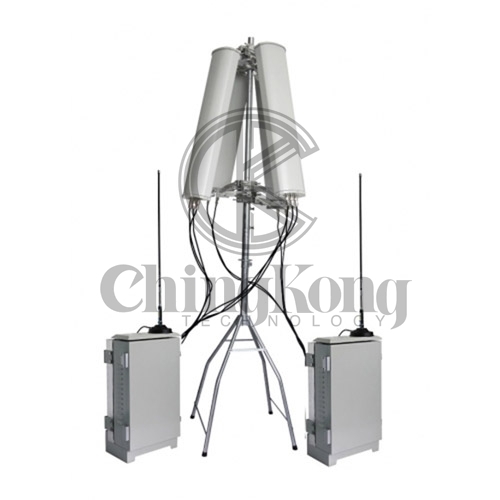 Outdoor High Power Wireless Signal Jammers for Jail project, output power 250W Jamming up 300m