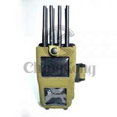 Handheld Wireless Signal Jammer of ABS shell, with Nylon Cover easily carry