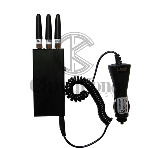 Mini Handheld GPS Jammer, 3 Antennas GSM SIM Card GPS Signal Blocker, Block  GSM 2G GPSL1 Signals