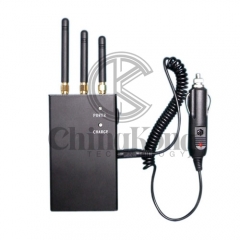 Handheld 3 Antennas Cell Phone GSM 2G 3G Signal Jammer