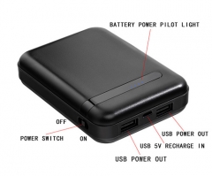 Mini Hidden 4 Antennas GPS Jammer, Power Bank Portable design, Block GPS/GSM Signals