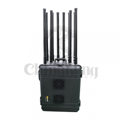 420W High Power 10 Antennas Portable 5G Mobile Signal Jammer up to 300 meters