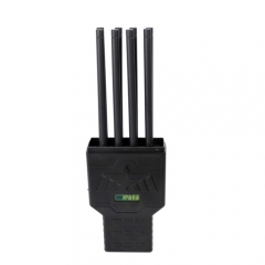 Unique 28W High Power Handheld 8 Bands Cell Phone GPS WIFI LOJACK Signal Jammer up to 50m