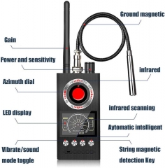 Multifunctional Spy Bug Detector GPS Finder RF Scanner with Infrared and Magnetic GPS detector