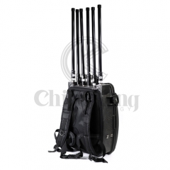 Powerful Backpack Signal Jammer For Cellphone WIFI GPS, 120W Blocker up to 150m