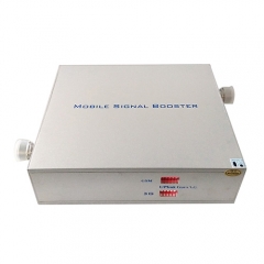 Dual Band GSM 3G Mobile Phone Signal Repeater, 20dBm for GSM900MHz/3G2100MHz 1500m² Signal Booster