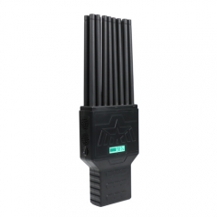 Unique Handheld 18 Bands 5G Cellphone Signal Jammer With ABS Shell Design For 2G 3G 4G 5G Wi-Fi GPS UHF VHF,18Watt Jamming up to 25m