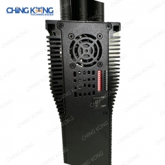 新的手持式28波段调频无线电Wi-Fi6E Wi-Fi2.4G Wi-Fi5G GPS寻回系统LORA UHF VHF 433 315 868 CDMA GSM 3G 4G 5G手机信号干扰器，电池容量液晶显示，尼龙盖便携式，28瓦干扰长达25米