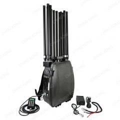 360 Watts Backpack Mobile Phone WIFI GPS Signal Jammer With 12 Bands of 100-6000MHz