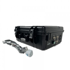 CKJ-1903L18-5GHigh power portable Jammer for 2G/3G/4G Jammer with LOJACK GPSL1-L5 WIFI2.4G 5G Signals, Suitcase Build-in Battery and AC adapter