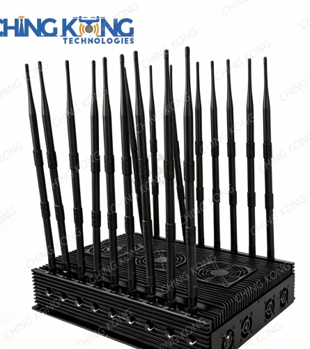 18 Antennadesktop Phone Signal Interference Device, High Power, External Fan