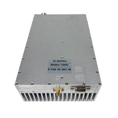 100W 30-500MHz Power Amplifier Module With Heat Sink Intelligent Monitoring of T...