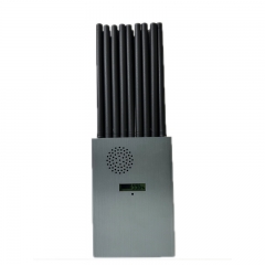 New Handheld 28 Bands 28W FM Radio Wi-Fi6E Jammer With LCD Display Nylon Cover For Portable GPS LOJACK LORA RF 4G 5G Cell Phone Blocker Up To 25M