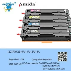 EUCCOI (207A)W2210A/11A/12A/13A Toner Cartridge