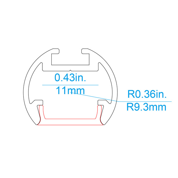 T18A Pendant/Surface LED Profile