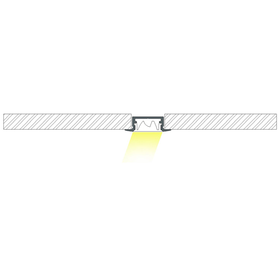 AS01 Recessed Slim LED Profile