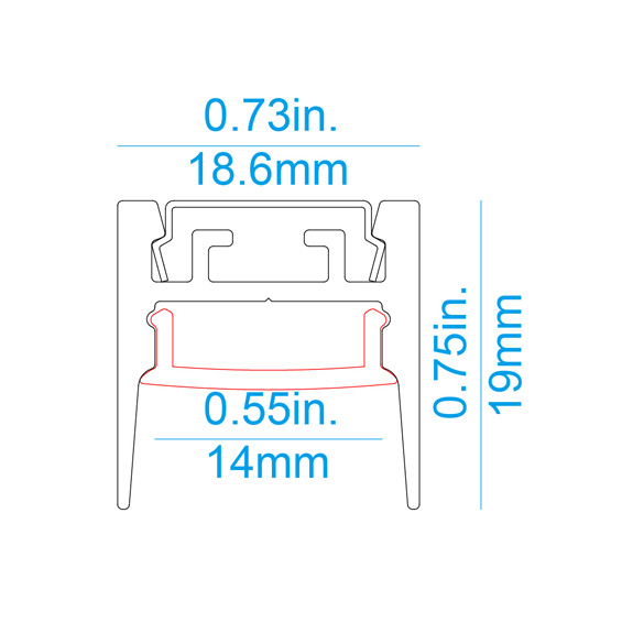 U01 Pendant/Surface LED Profile