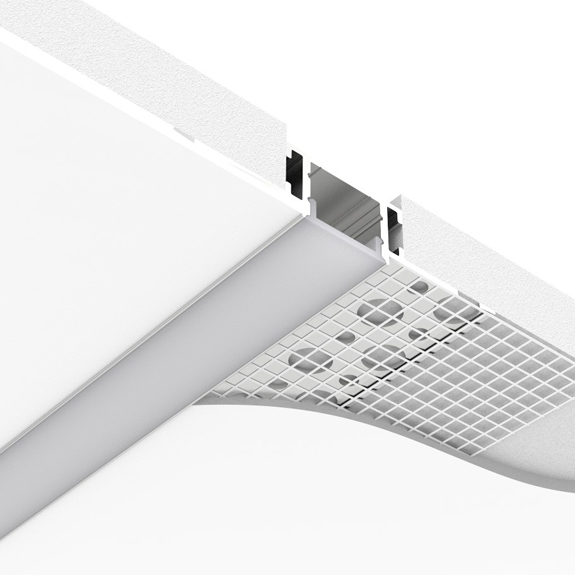 DW16 Plaster-in LED Profile