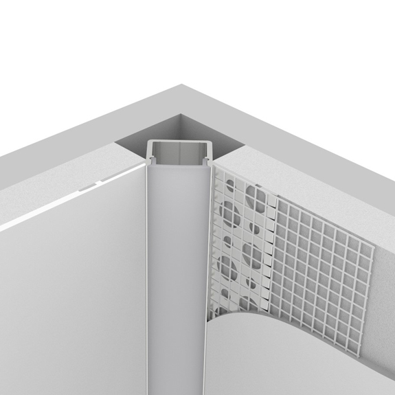 DWC1 Plaster-in LED Profile