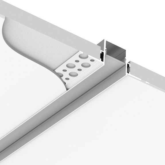 DW20D Plaster-in LED Profile