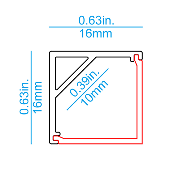 C01 Corner LED Profile