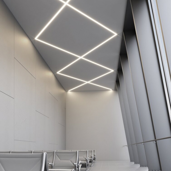 DW40 Plaster-in LED Profile