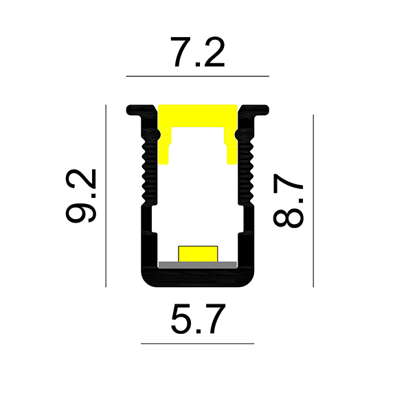 R06 Recessed Slim LED Profile