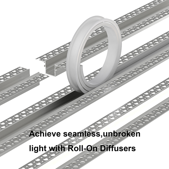 DW20D Plaster-in LED Profile