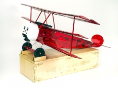 Maquette d\'avion ancien en bois du Curtiss Pusher., DW HOBBY