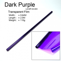 1 Roll Transparent Dark Purple