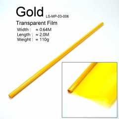 1 Roll Transparent Gold