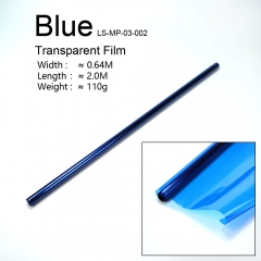 1 Roll Transparent Blue