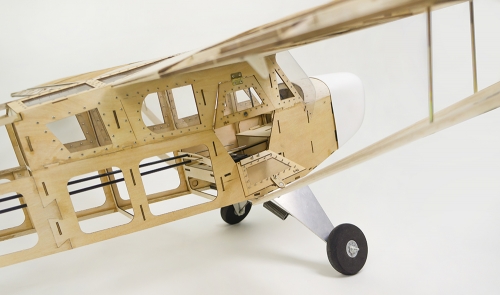 ホビーラジコン PILOT SEMI SCALE BALSA KIT 3d-Extra Amazon.com: Upgrade Piper Cub J3 Model Aircraft, 47'' Laser
